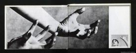 J'aime la mime, photo Monique Jacot, graphisme Jacques Plancherel, Lausanne, Editions Rencontre, 1962, p. 22-23.