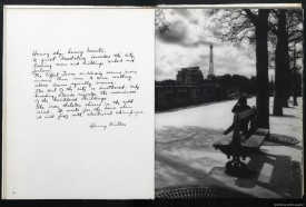 Paris des Rêves, photo Izis, texte Henry Miller, Lausanne, La Guilde du Livre, 1950, p. 46-47.