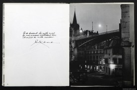 Lausanne, photo Henriette Grindat, texte Paul Eluard, Lausanne, La Guilde du Livre, 1952, p. 66-67.
