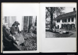 Pays de Vaud, photo Maurice Blanc, texte Charles Ferdinand Ramuz, Lausanne, Marguerat, 1943, p. 48 (« Sur le banc ») - 49 (« Ferme et fontaine. Vucherens »)